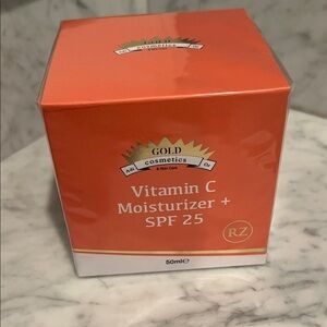 Gold Cosmetics Vitamin C Moisturizer + SPF 25 - Sealed - Unopened